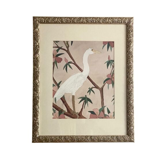 Vintage Oil on Canvas Picture Ship in the Sea Signed - Picture 1 of 2